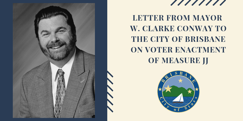 Mayor Conway Statement on Voter Enactment of Measure JJ